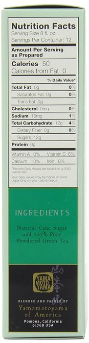 Yamamotoyama Iced Green Tea, Sweetened, 5.3-Ounce Boxes (Pack of 4) N4