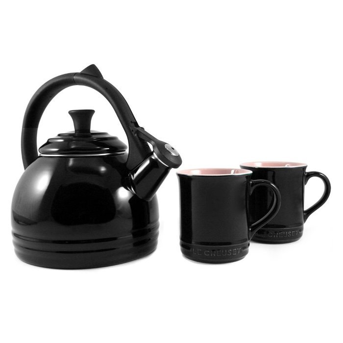 Le Creuset Enamel On Steel Kettle And Mug Gift Set Caribbean N Free Image Download