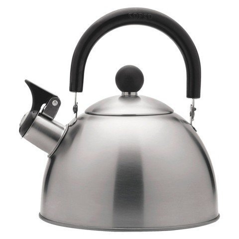 Copco 1.3 Quart High Quality Tea Kettle - Brushed Stainless Steel