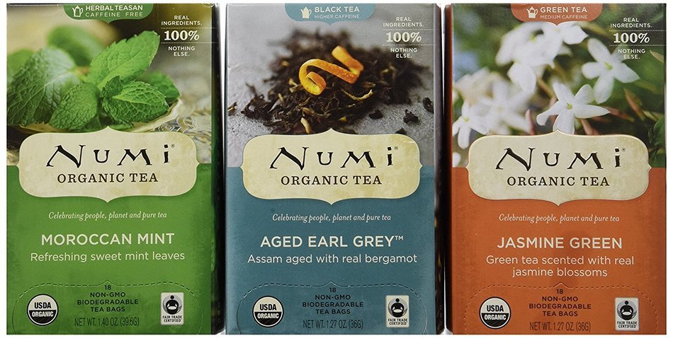 Numi Organic Tea Variety Pack of 3