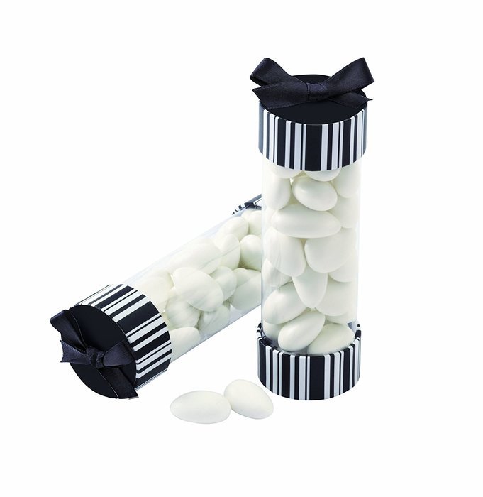 Wilton 415-0408 Blue-White Stripes Favor Cylinder Kit, 20 Count N10