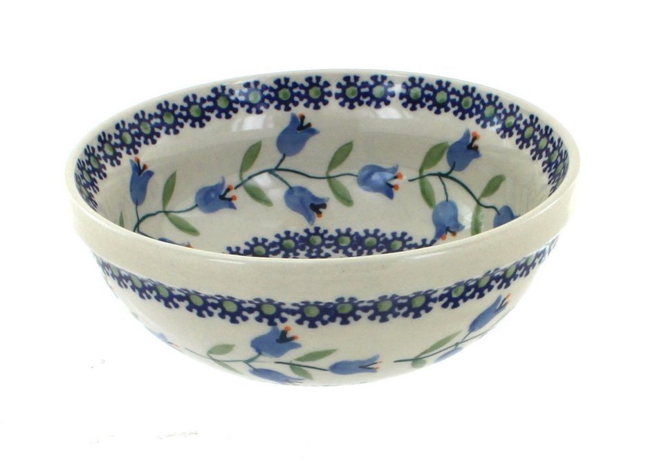 Polish Pottery Tulip Dessert Bowl