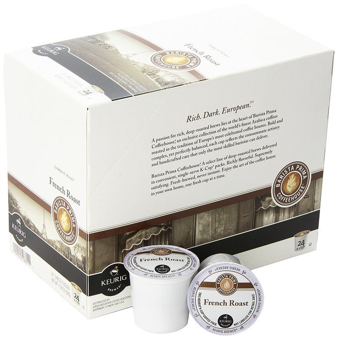 Barista Prima Coffeehouse Coffee, Keurig K-Cups, Italian Roast, Dark Roast, 24- Count N5