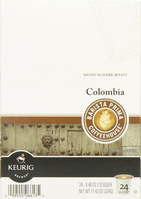 Barista Prima Coffeehouse Coffee, Keurig K-Cups, Italian Roast, Dark Roast, 24- Count N32