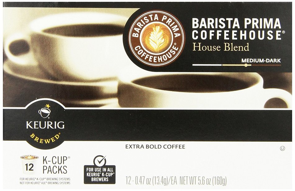 Barista Prima Coffeehouse Coffee, Keurig K-Cups, Italian Roast, Dark Roast, 24- Count N46