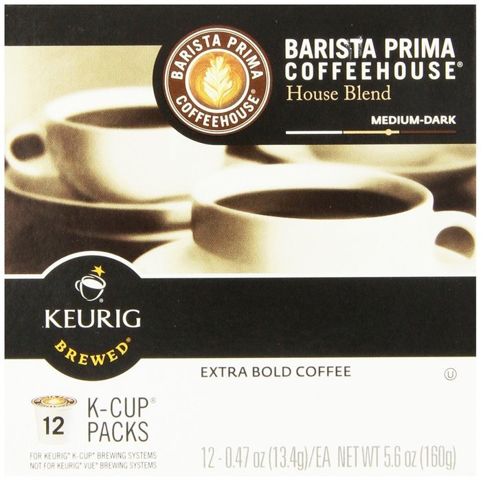 Barista Prima Coffeehouse Coffee, Keurig K-Cups, Italian Roast, Dark Roast, 24- Count N50