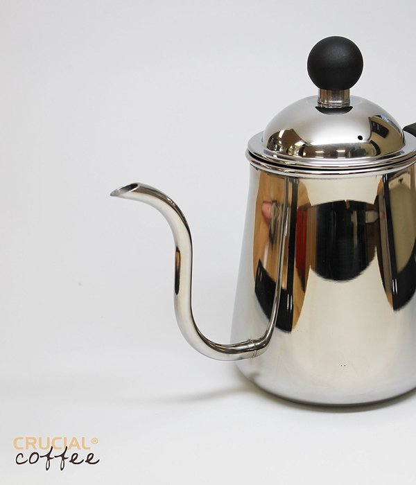 Washable & Reusable Stainless Steel Cone Coffee Filter & Pour Over Kettle, Fits Hario V60 02 & 03 Coffee Drippers... N8