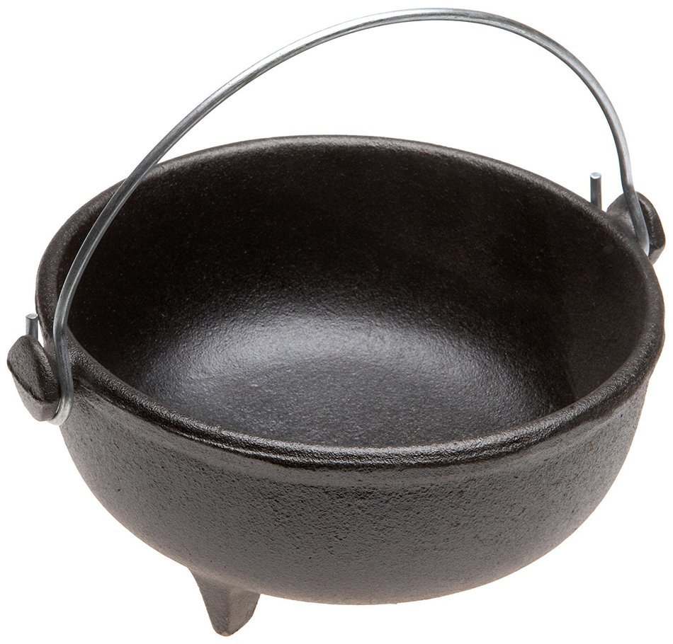 Old Mountain Pre Seasoned 10144 Ol' Iron Kettle, 6 Inch Diameter