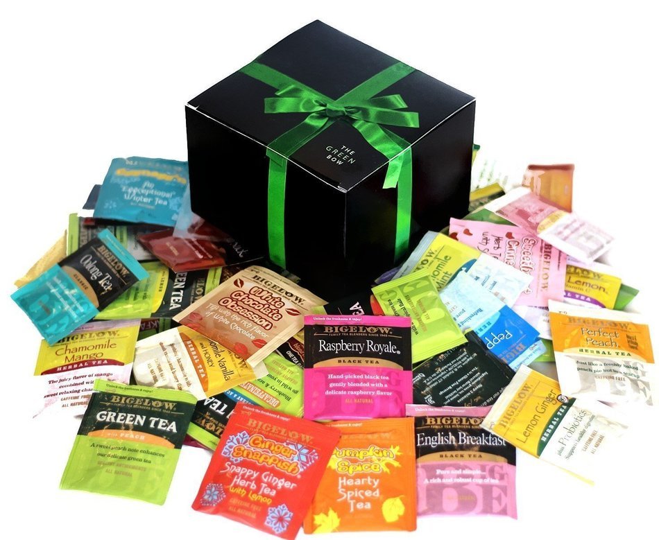 Bigelow Tea Sampler 54 Classic Flavor Assortment Tea Bags in Foil with Deliciously Rich Flavor Variations - Green... N10