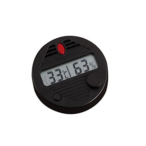 Fashion Outlet HygroSet Round Digital Hygrometer Temperature Humidifier For Humidors