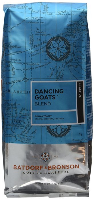 Batdorf & Bronson Coffee Roasters - Dancing Goats blend - Roasted whole bean coffee (16oz)
