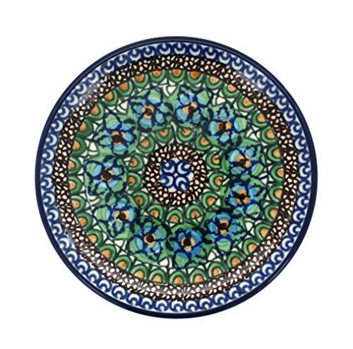 Polish Pottery Mardi Gras Saucer