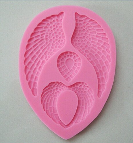 Beautiful Different Kinds and Size Angel Wings Shape Silicone 3d Mold Cookware Cake Decorating Fondant Soap Mold