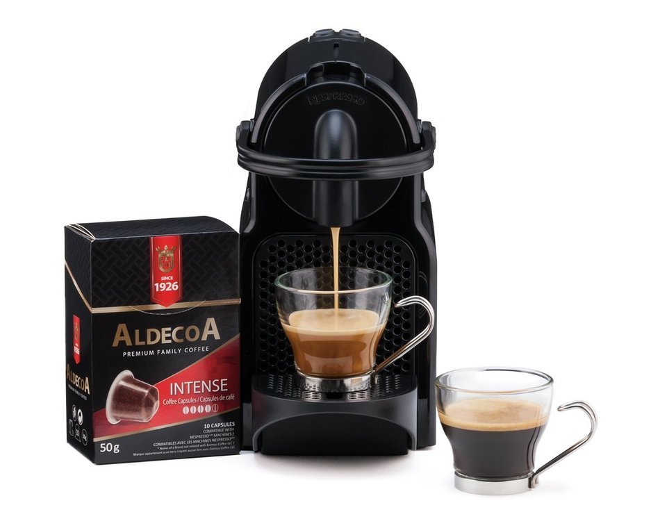 Aldecoa Nespresso Coffee Capsules, Intense, 10 Count (Pack of 4) N4