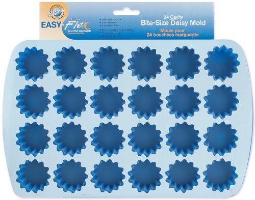 Easy-Flex Silicone Bite Size Daisy Mold-24 Cavity
