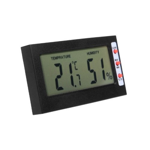 Docooler Digital LCD C/F Thermometer Hygrometer Monitor Max Min Memory ...