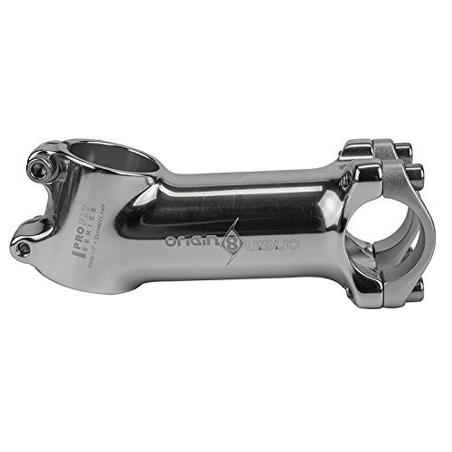 Origin8 Pro Fit Alloy Ergo Stem, 1-1/8" x 25.4 x 8-Degree x 110mm, Black N2