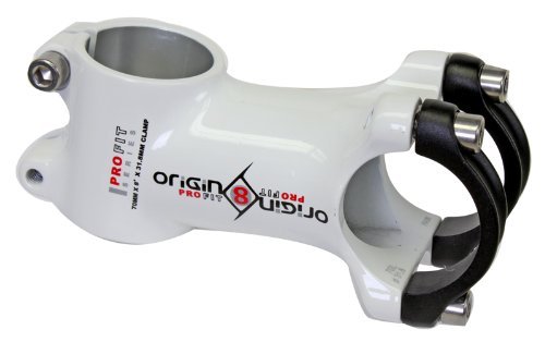 Origin8 Pro Fit Alloy Ergo Stem, 1-1/8" x 25.4 x 8-Degree x 110mm, Black N4