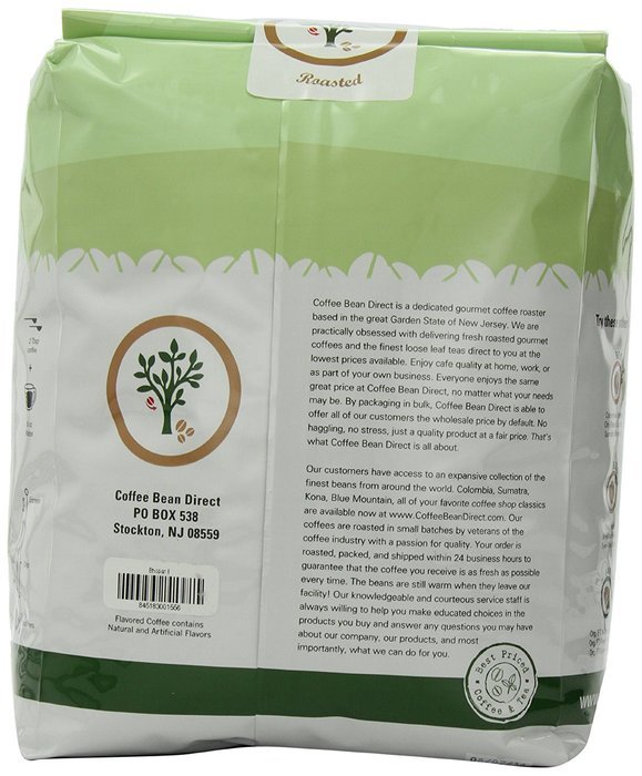 Coffee Bean Direct Ethiopian Yirgacheffe, Whole Bean Coffee, 5-Pound Bag N3