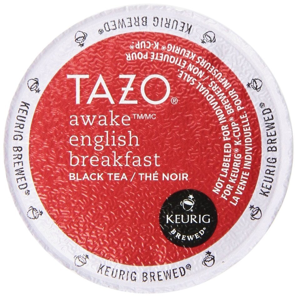 Tazo Awake English Breakfast Tea Keurig K-Cups, 16 Count