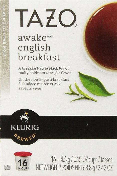 Tazo Awake English Breakfast Tea Keurig K-Cups, 16 Count N5