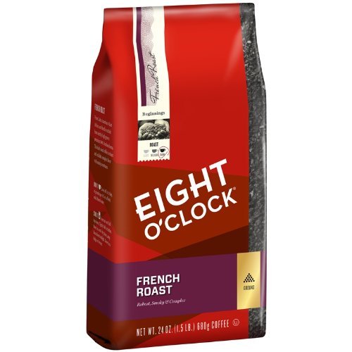 Eight O'Clock French Roast Ground Coffee, 24 Ounce