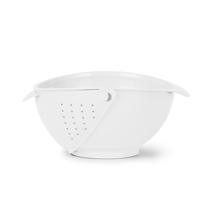 Umbra Rinse Bowl and Strainer, Red N7