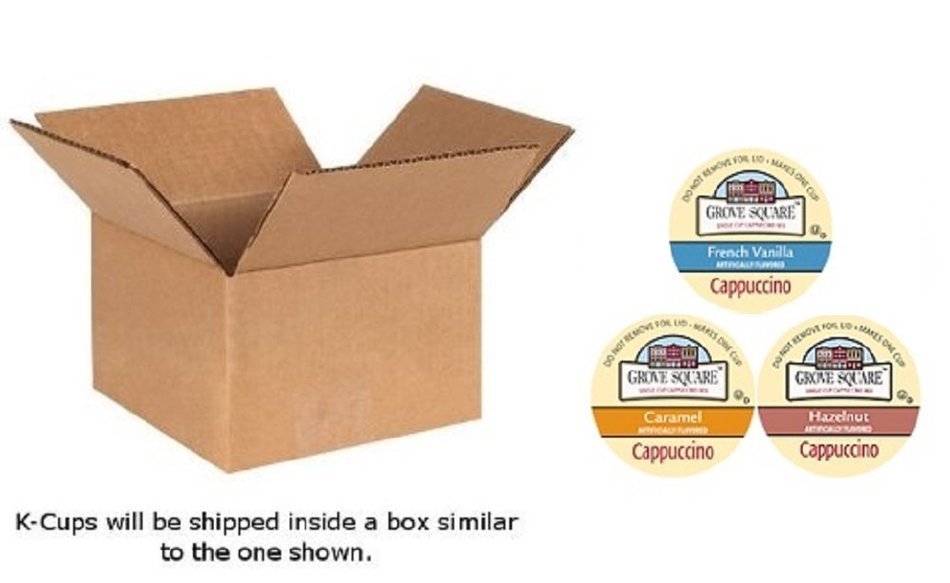 20-count Single Serve Cups for Keurig K-Cup Brewers Grove Square Cappuccino Variety Pack Featuring French Vanilla... N2