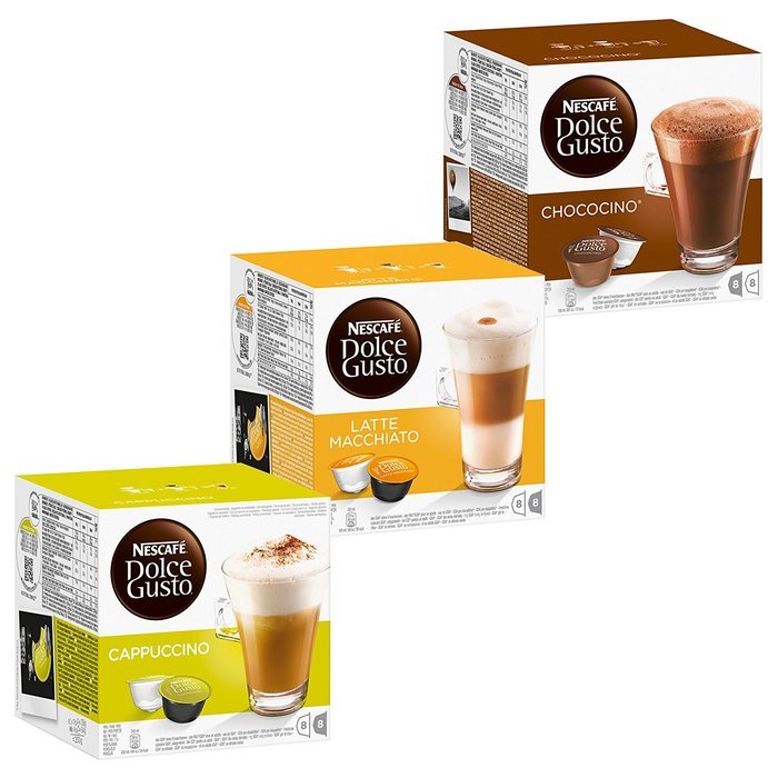 Nescaf&eacute; Dolce Gusto Cream Collection, 3 Varieties, 48 Capsules 24 Servings