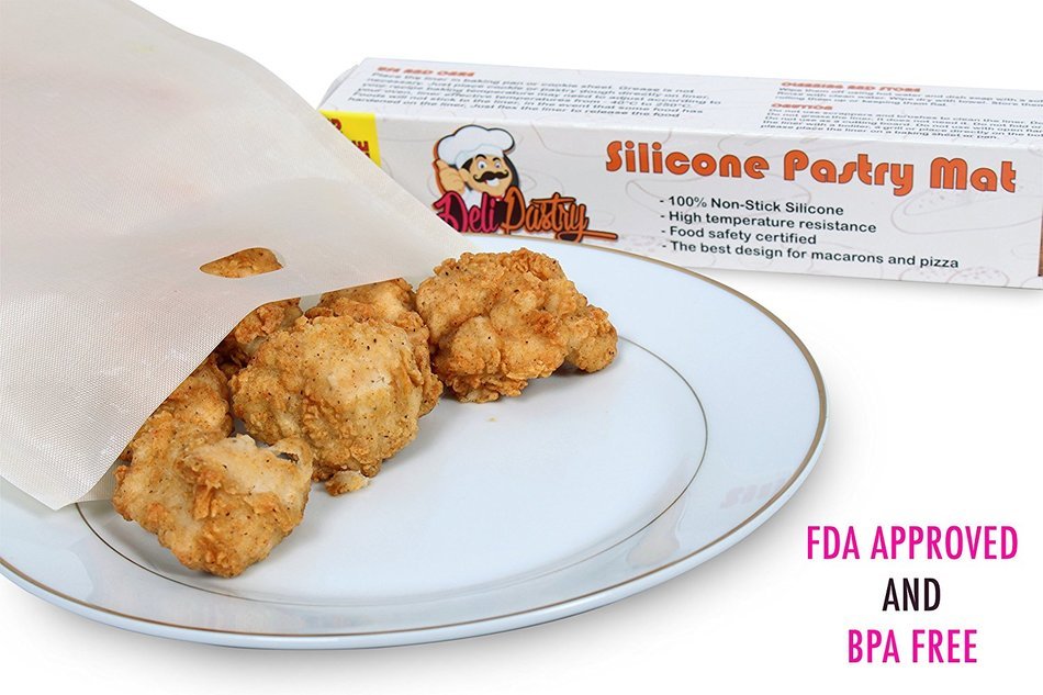 New Large Deli Professional Silicone Baking Mat with Measurements, Non-stick Pastry Mat to Countertop for Rolling... N7