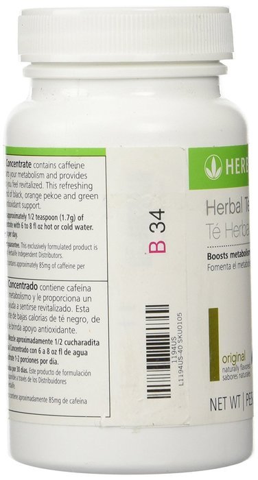 HERBALIFE HERBAL TEA CONCENTRATE - ORIGINAL FLAVOR 1.8 OZ N4