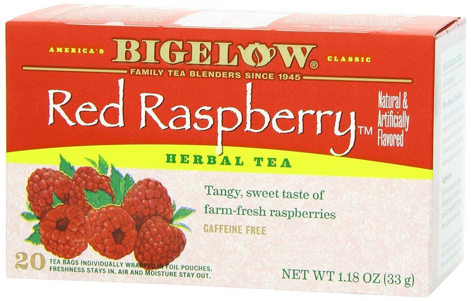Bigelow Red Raspberry Herbal Tea, 20-Count Boxes (Pack of 6) N2