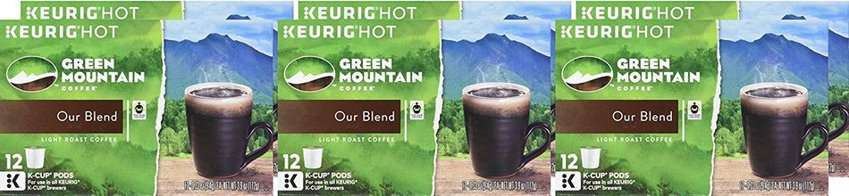 Green Mountain Coffee Keurig K-Cups, Our Blend, 72 Count N7