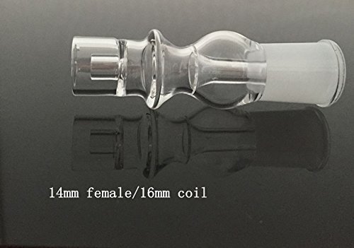 HYP Quartz Fittings 14mm 18mm For 16mm and 20mm Coil (14mm female/20mm) N3