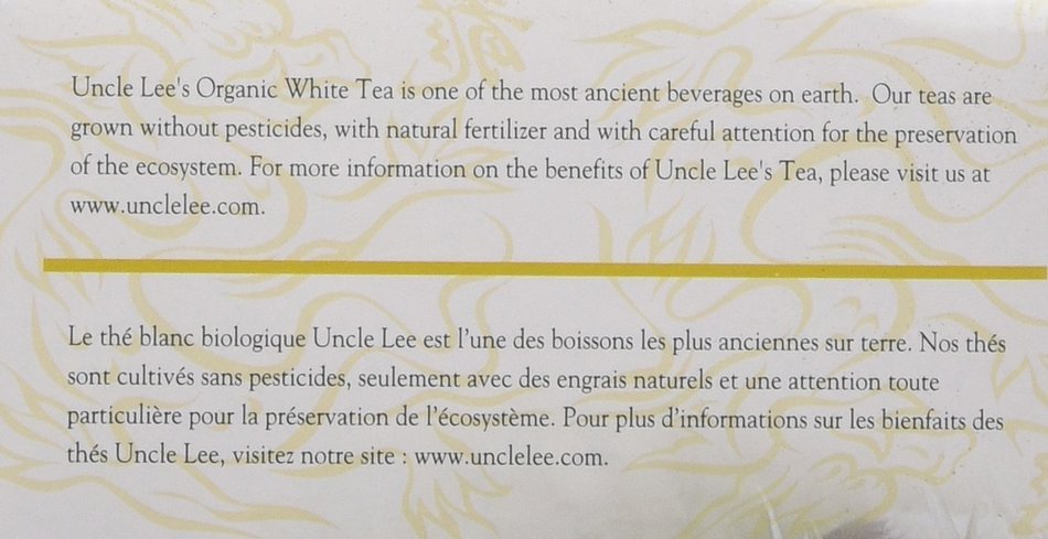 Legends of China Organic White Tea 100 Bags (Pack of 2) N2