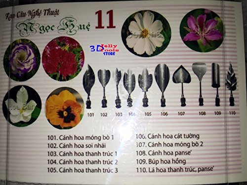 3D Jelly Tools Starter Kit - Type 11 - 3D Gelatin Art Tools - 10 pcs/set N2