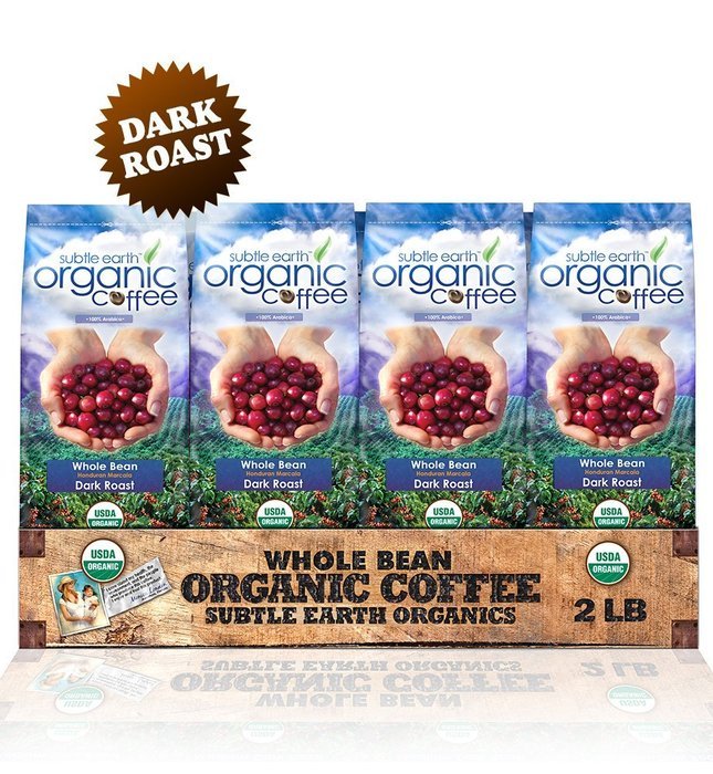 Cafe Don Pablo Gourmet Coffee Medium-Dark Roast Whole Bean, Subtle Earth Organic, 2 Pound N14