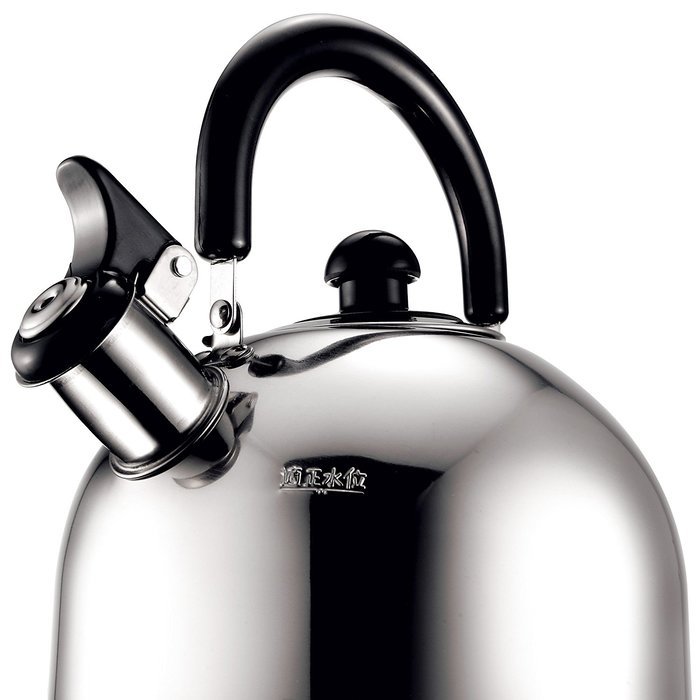 18-8 Stainless Steel Lid Wide Whistling Kettle 3.6L（japan import） N4