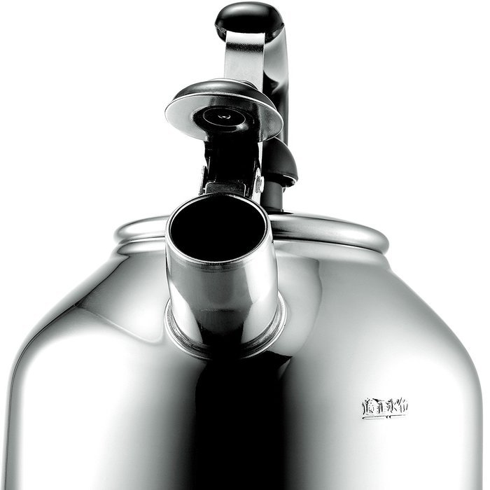 18-8 Stainless Steel Lid Wide Whistling Kettle 3.6L（japan import） N5