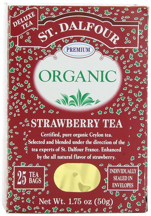 ST. DALFOUR Organic Green Tea, Tea Bags, Original, 1.75-Ounce Bags, 25-Count Boxes (Pack of 6) N9