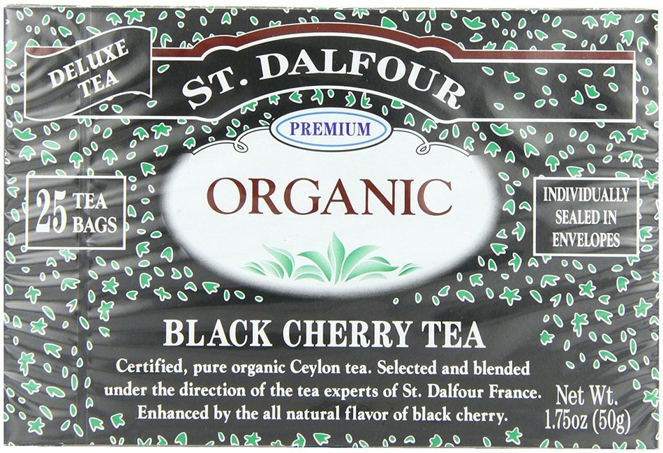 ST. DALFOUR Organic Green Tea, Tea Bags, Original, 1.75-Ounce Bags, 25-Count Boxes (Pack of 6) N12