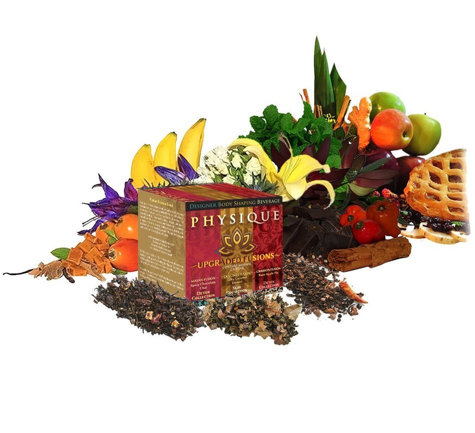 Upgraded Weight Loss Jump Start Pack- Physique Tea Dulcinea, Mayan, and Crimson Dessert Variety- 15 Sachets, Aids...