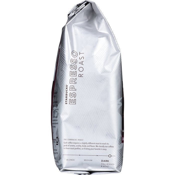Starbucks Dark Espresso Roast Ground Coffee, 12-Ounce Bags (Pack of 3) N4