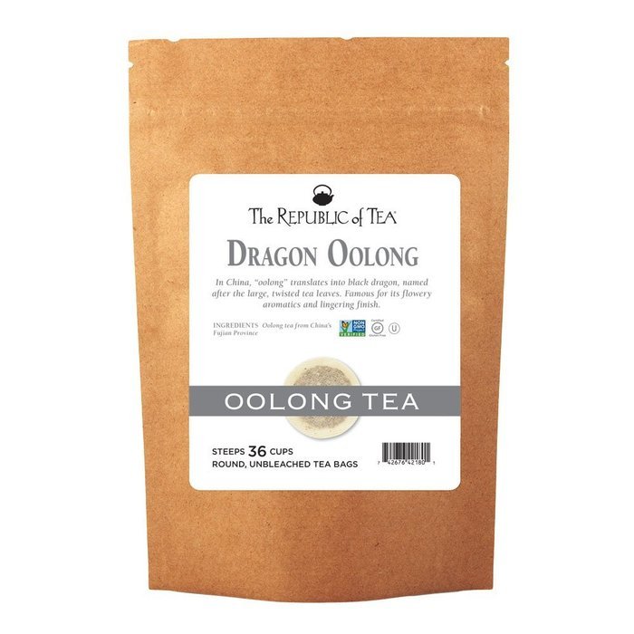 The Republic Of Tea, Milk Oolong Tea, 36 Tea Bag Tin N2