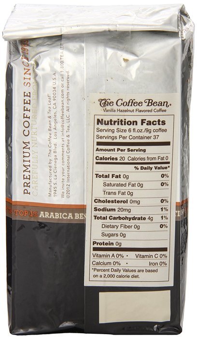 The Coffee Bean & Tea Leaf Ground Coffee, Vanilla Hazelnut, 12 Ounce N2