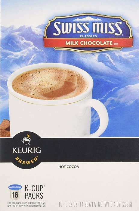 K-Cup Hot Chocolate 16 cups - 8.4 oz(Pack of 2) N6