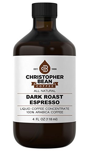 Dark Roast Espresso Cold Brew Or Hot Liquid Coffee Concentrate 4 Ounce Bottle