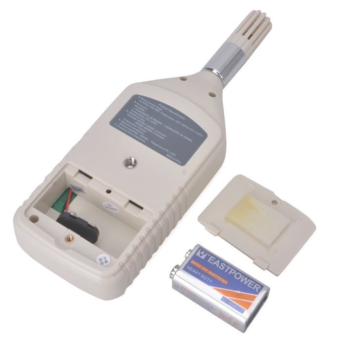 RZ Professional LCD Humidity & Temperature Thermometer Meter Gauge Range: -10C ~ 50C (14 ~ 122F) 5~98%RH N5