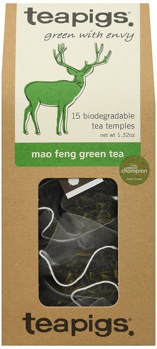 teapigs Mao Feng Green Tea, 50 Count
