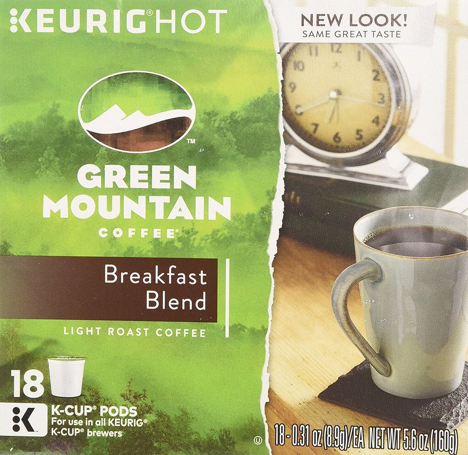 Keurig K-Cup Coffees, Flavor: Breakfast Blend, 18 Count N3